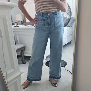 Madewell Emmett High-Waisted Patxh Pocket Jeans